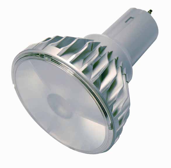 led bulb with white dim - spot and metal cover