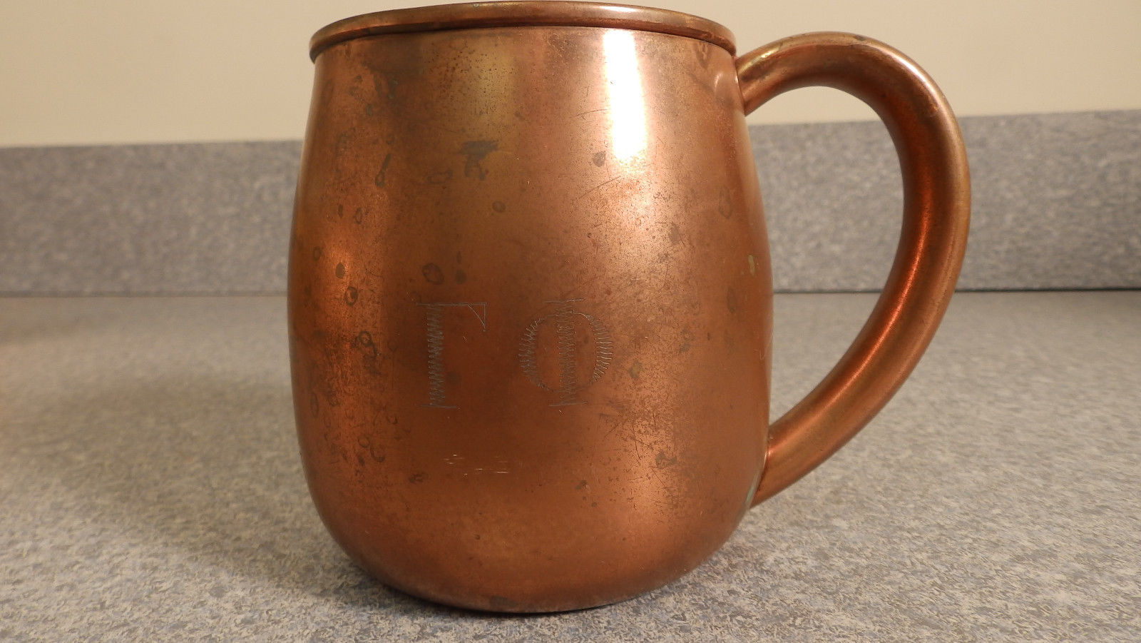 this is a very nice old looking coffee mug