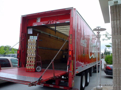 the back of the truck has a pull - out cargo bed