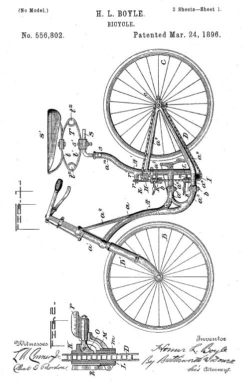 a bicycle is shown with instructions on it