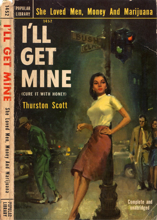 a cover from a classic novel titled i'll get mine