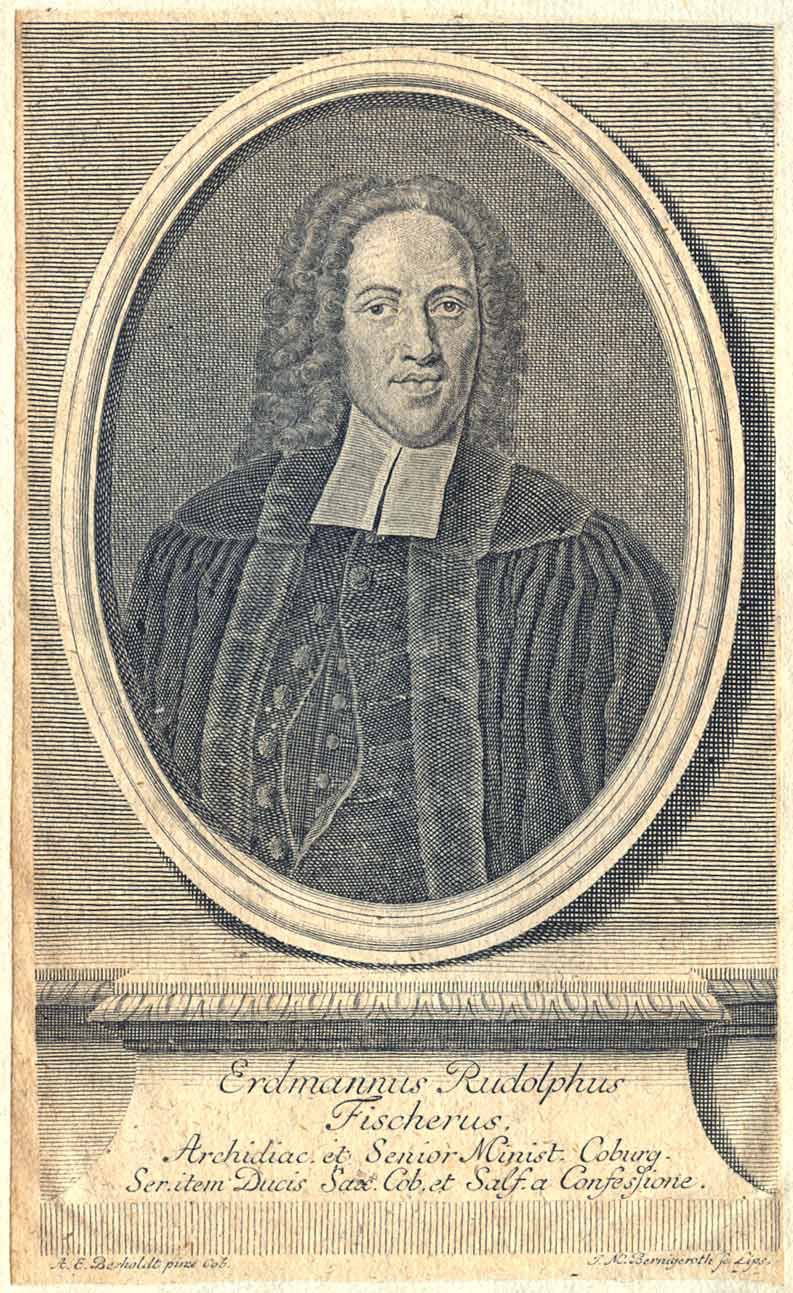 an old, engraved portrait of a person wearing a robe