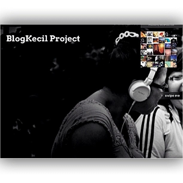 the words blog cecil project are above a girl
