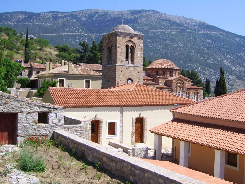 a church in the middle of an old town