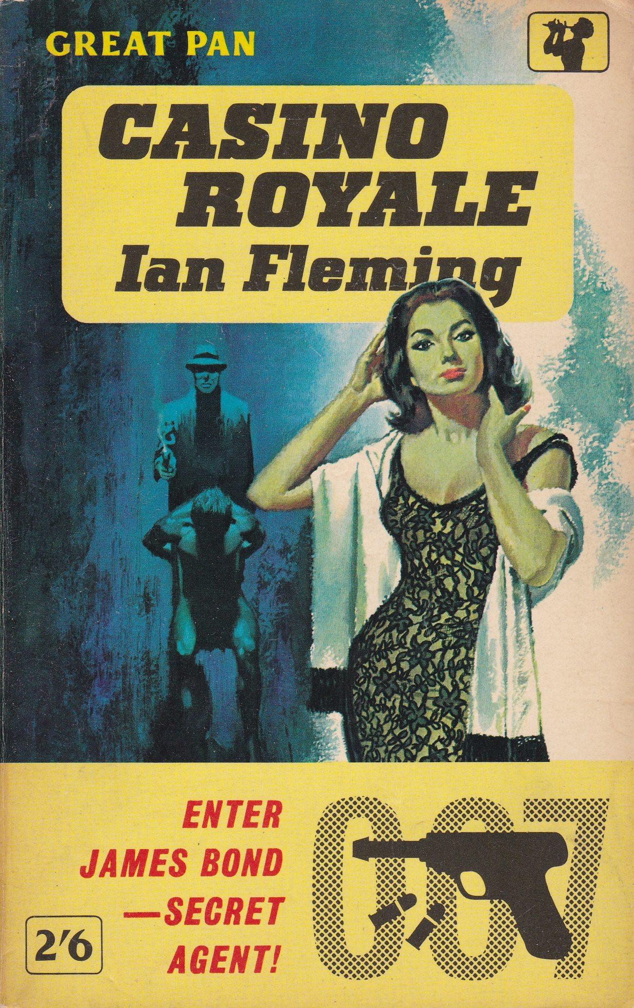 the cover to a book called casino royale