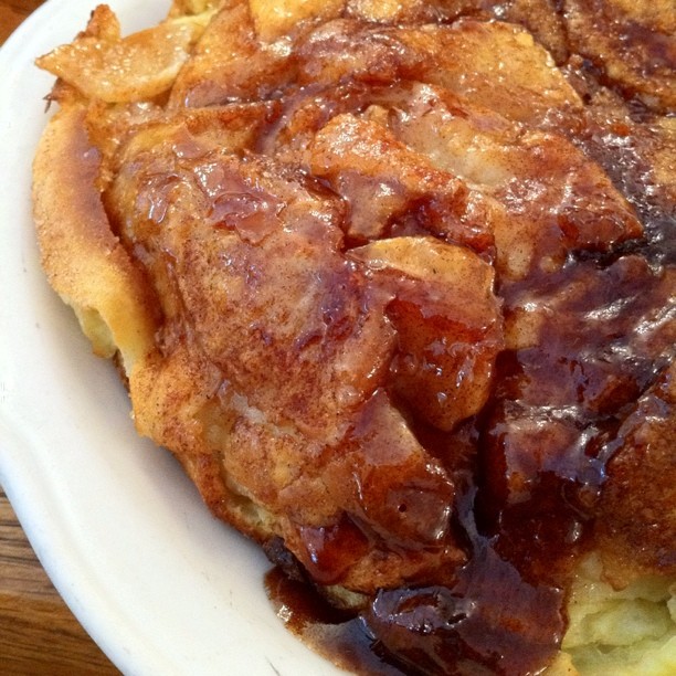 a close - up of a plate of food with some type of meat and potatoes