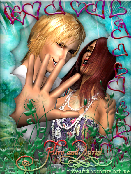 a digital artwork painting of two beautiful women in love