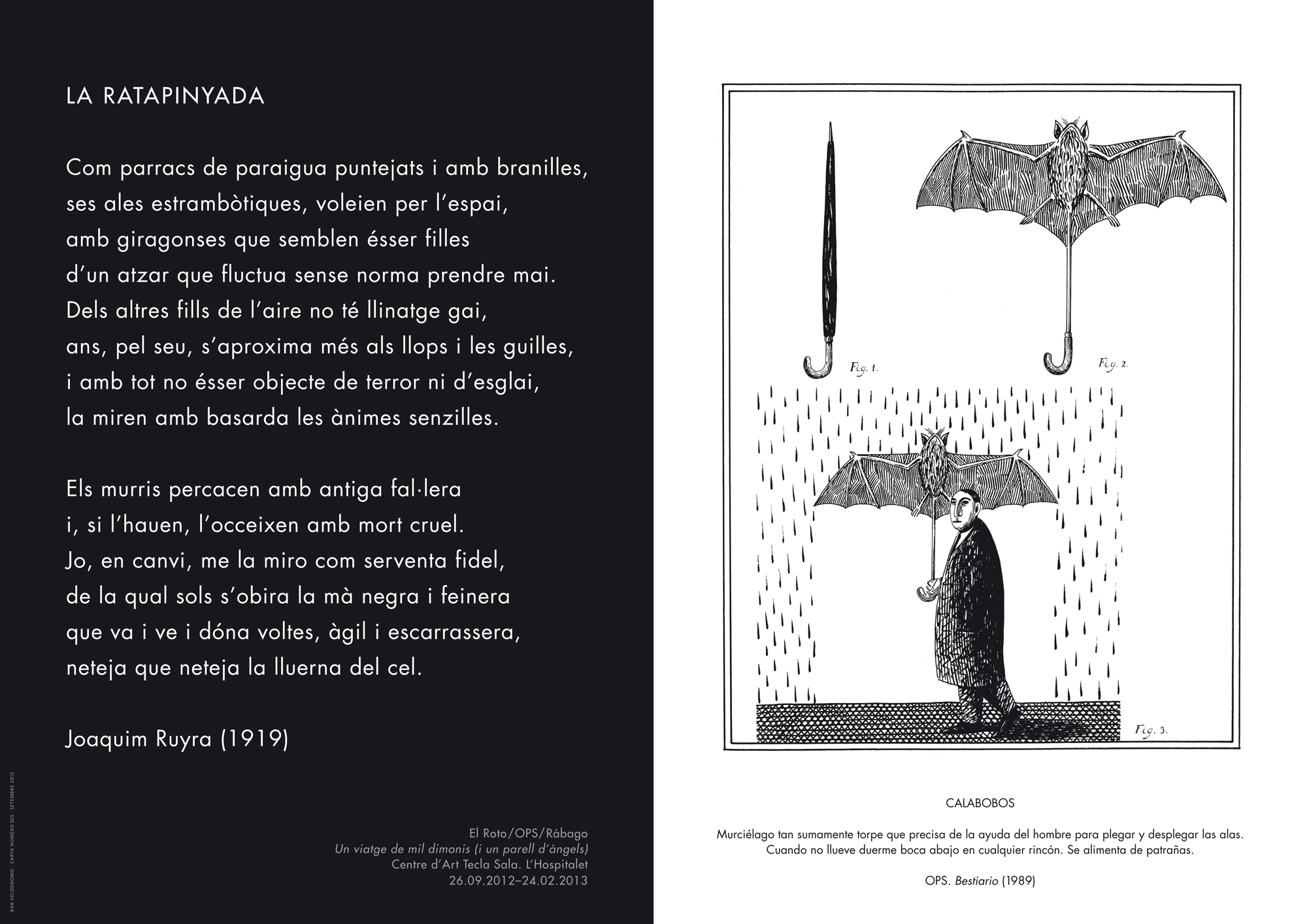 an image of a book cover with black and white illustration of a man under an umbrella