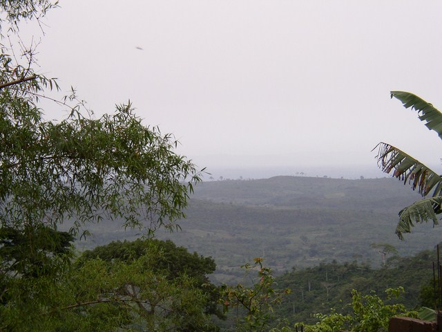a po of a view of some hills in the background