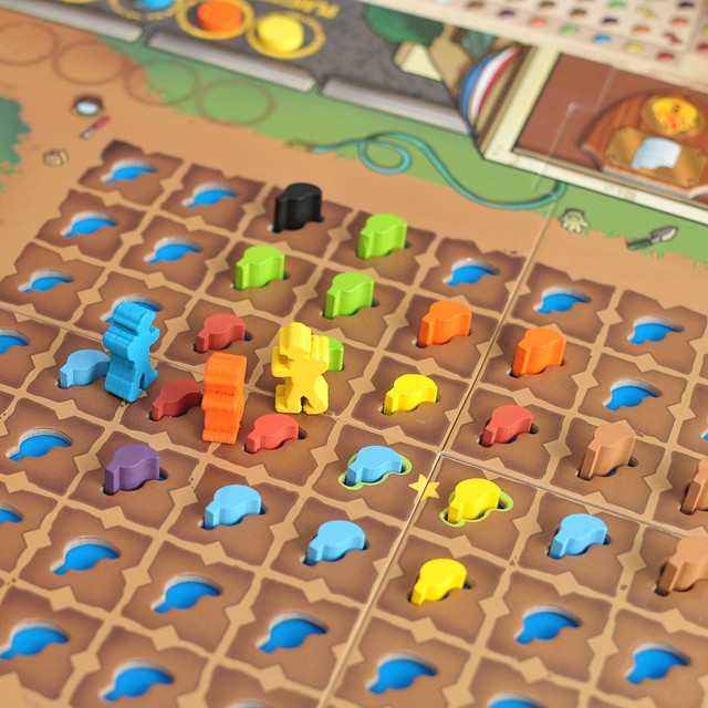 a board game that is made up of plastic elephants