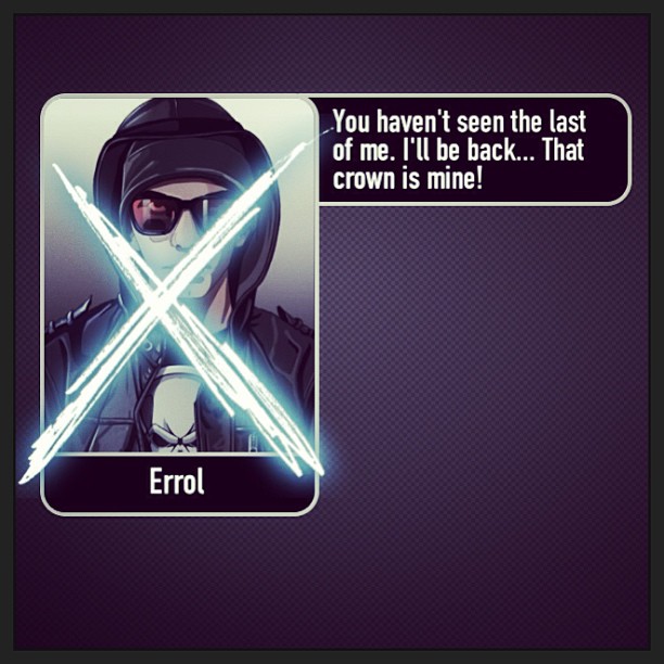 a star wars character on a card with text saying