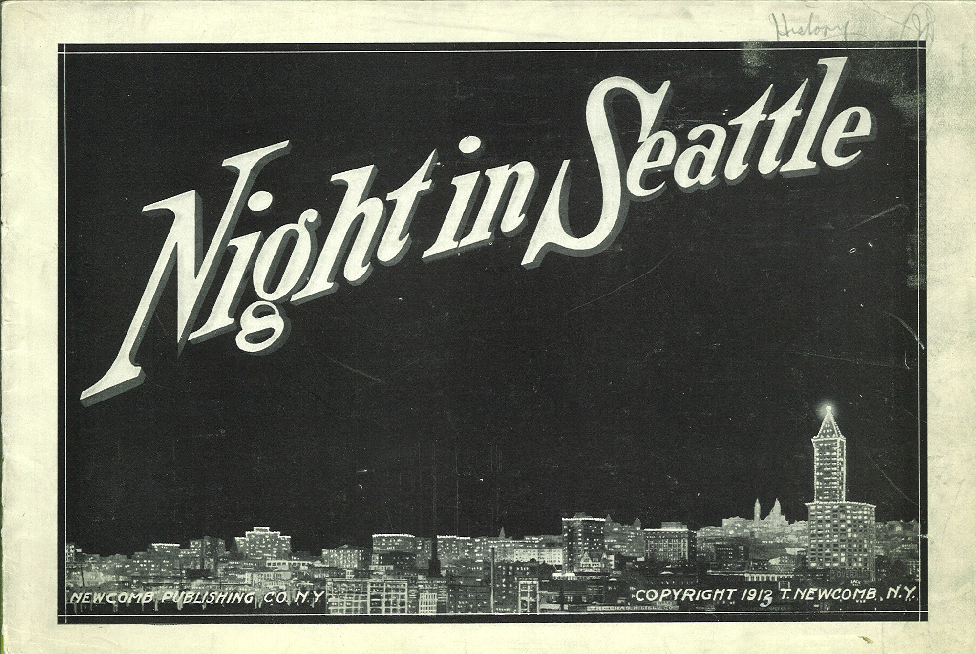 a night in seattle flyer from the 1920's