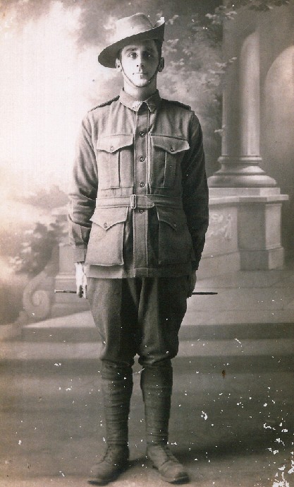 an old po of a man in military clothes