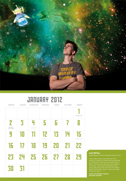 a poster with a man in front of a large space background