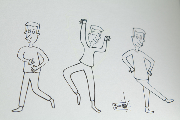several different sketches of people doing soing in each other's hand