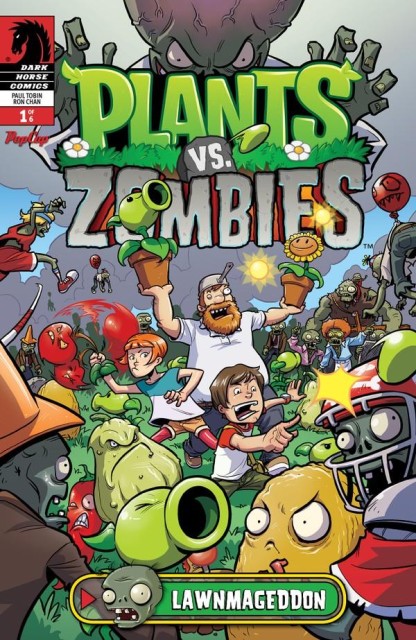 a cover art for the latest game plants and zombies