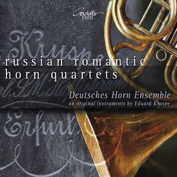 an image of the book cover of russian romantic horn quartets
