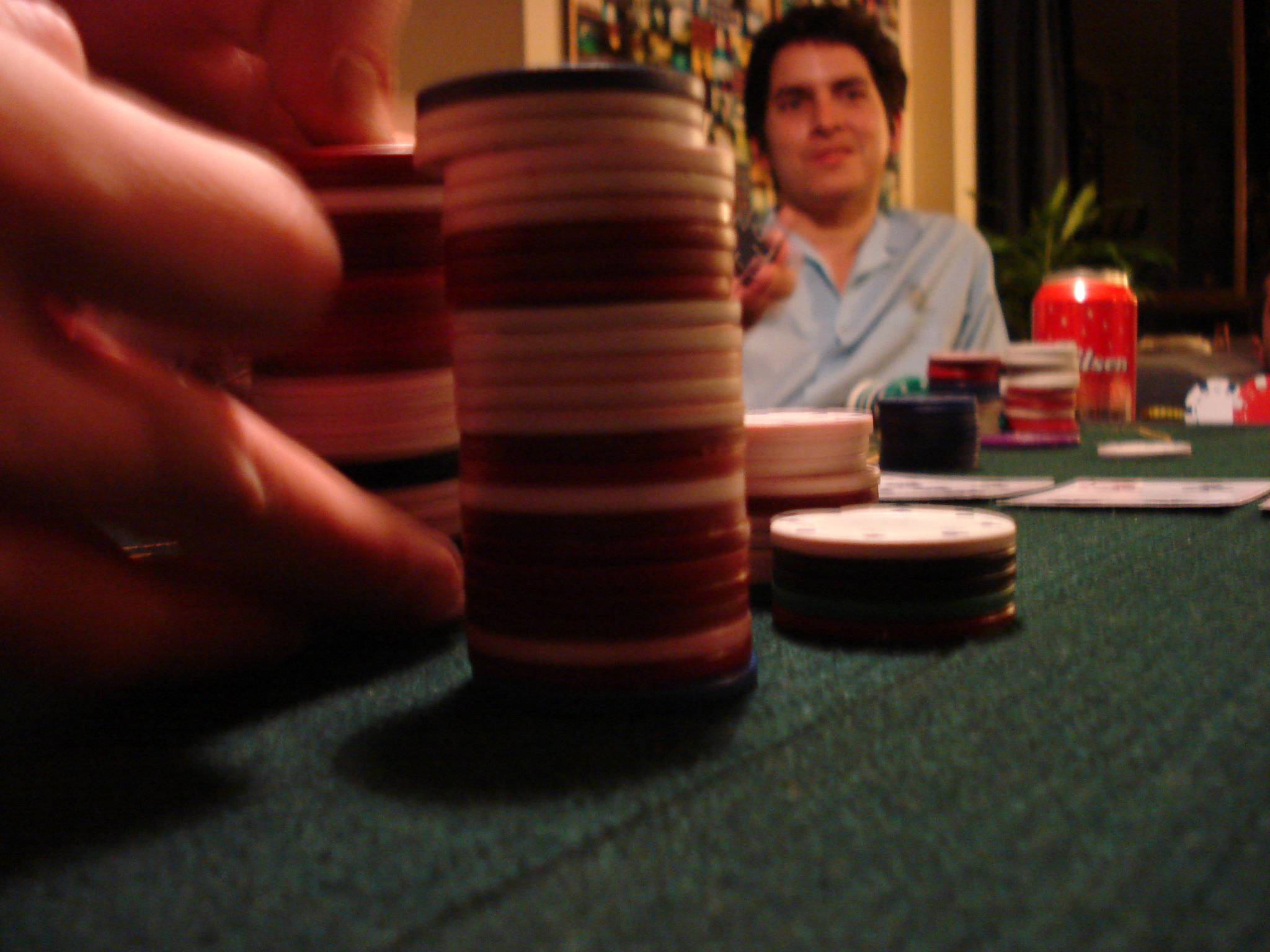 a man and his friends are having a game of playing