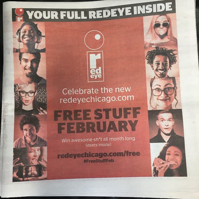 a newspaper advertit with a bunch of pos of men