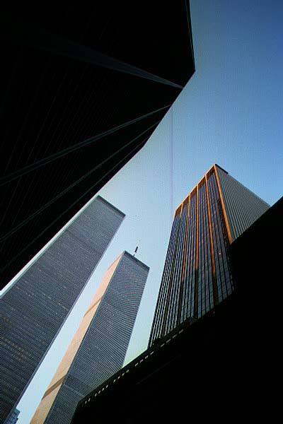 a bunch of tall buildings are seen in the background