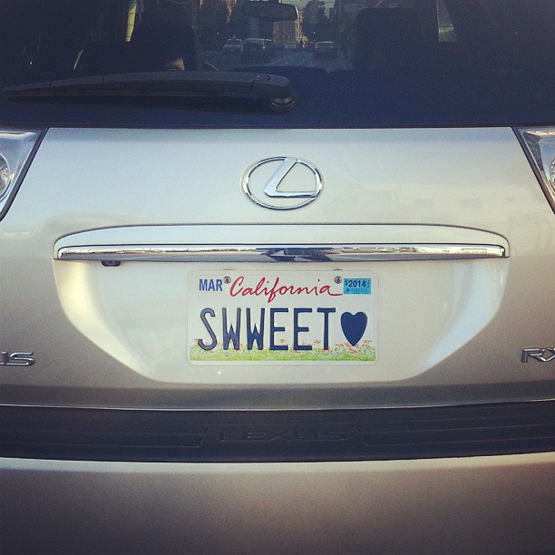 the license plate for the 2013 mazda e - nv
