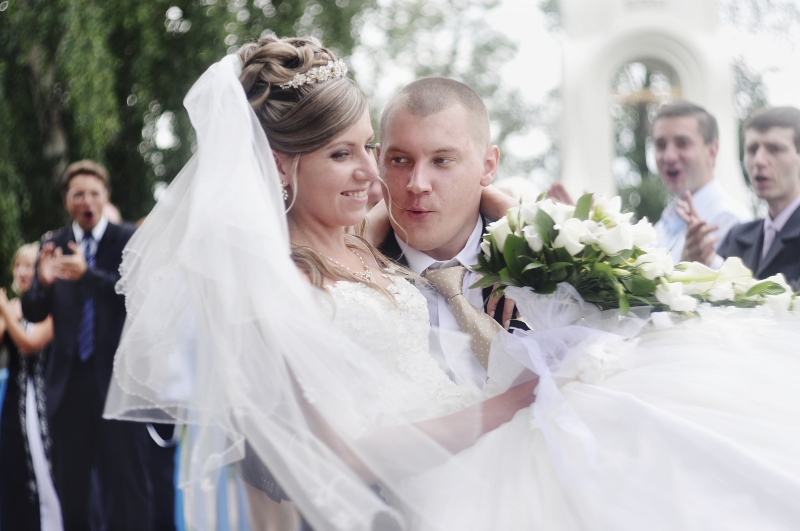 this is a beautiful bride and groom