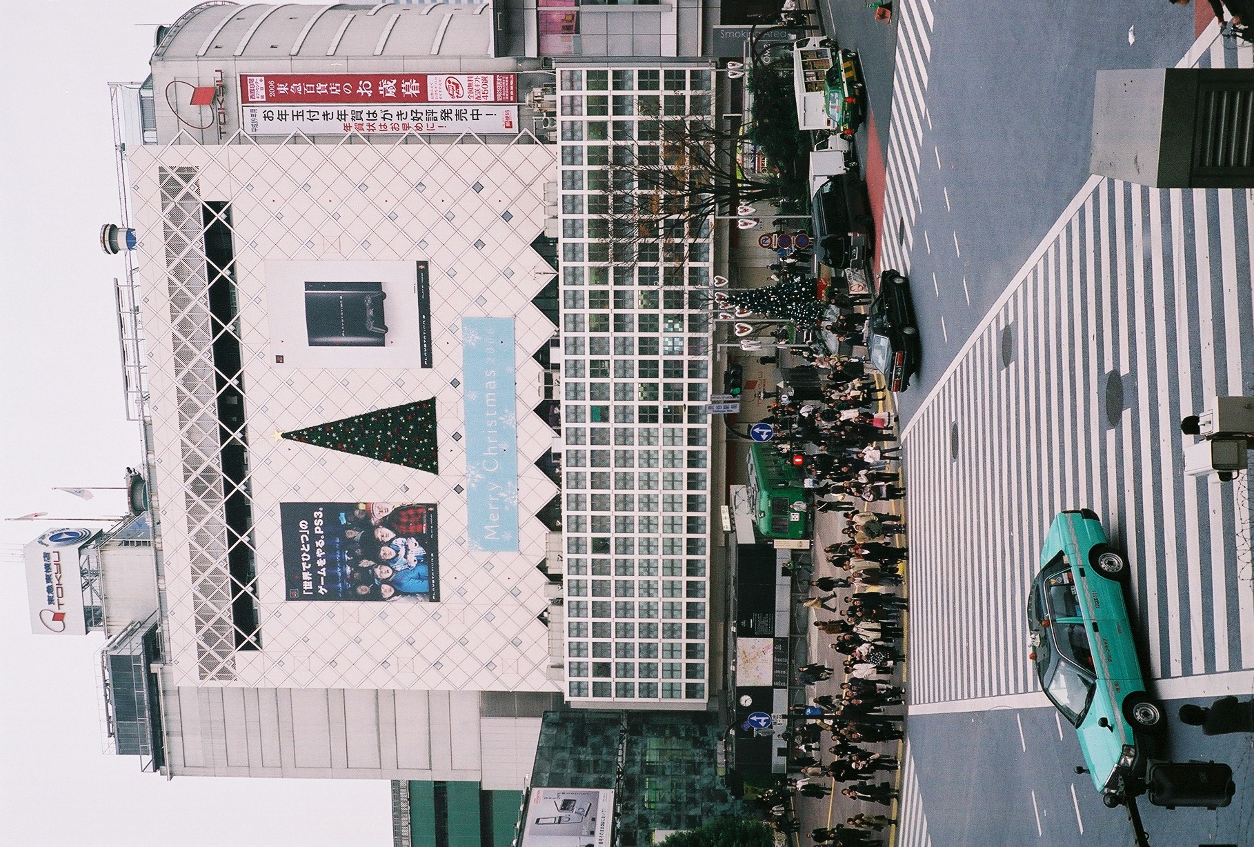 the top of the building has lots of people outside