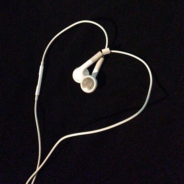the headphones is connected to one another