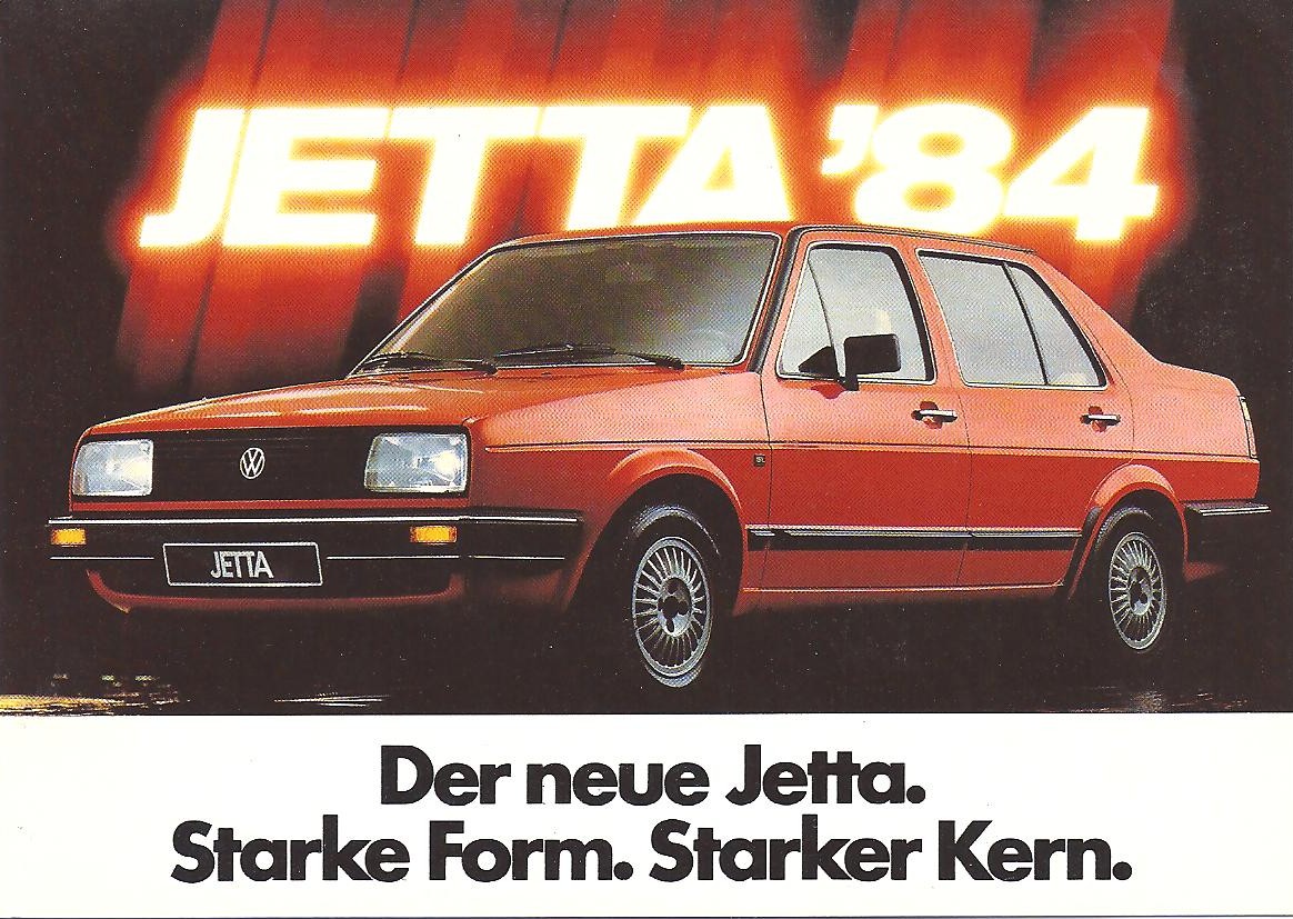 an advertit for the new jetta from 1994