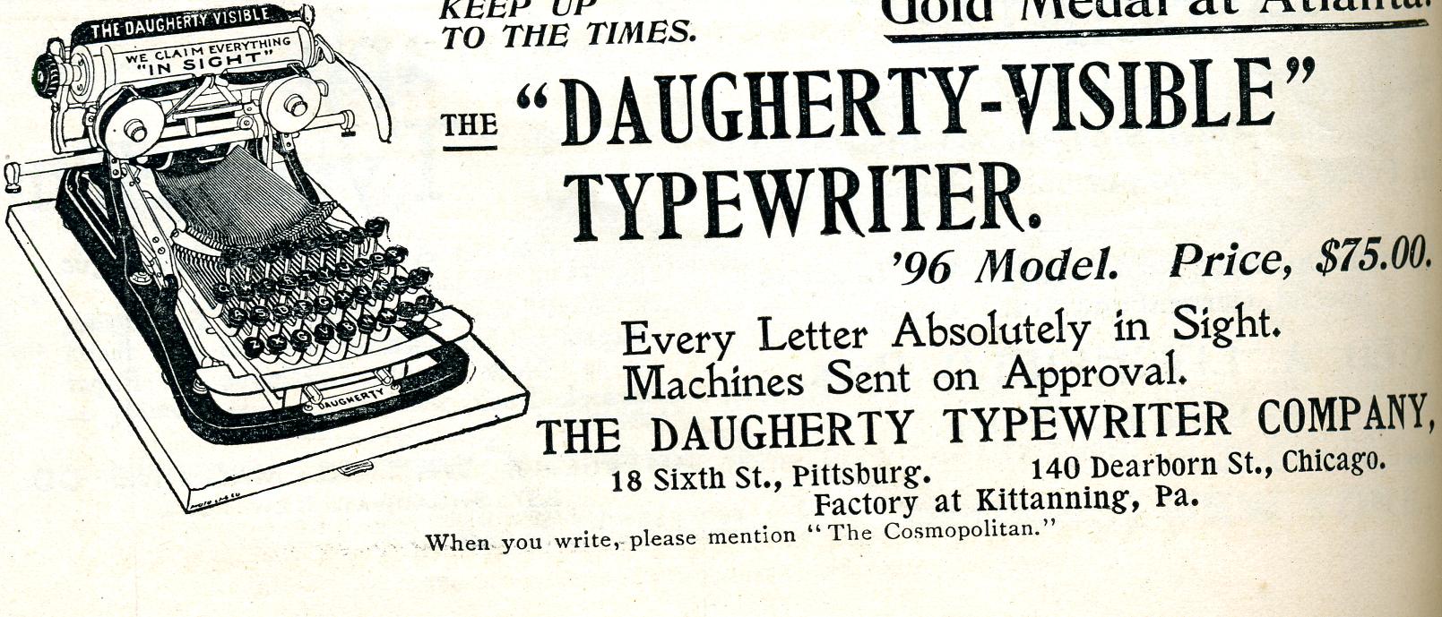 a page from the mcript, with some typewriters