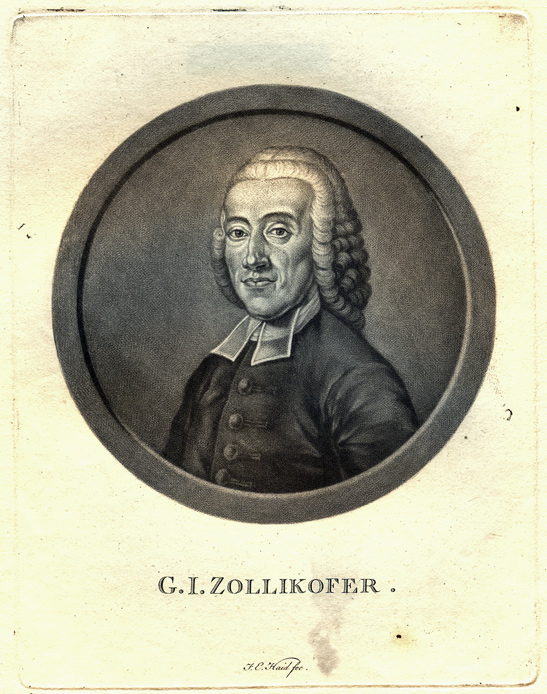 a portrait of g i zollkoffeer from an early american mcript