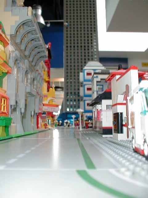 a city filled with lots of legos and buildings