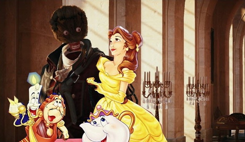 there is a disney princess with black cat