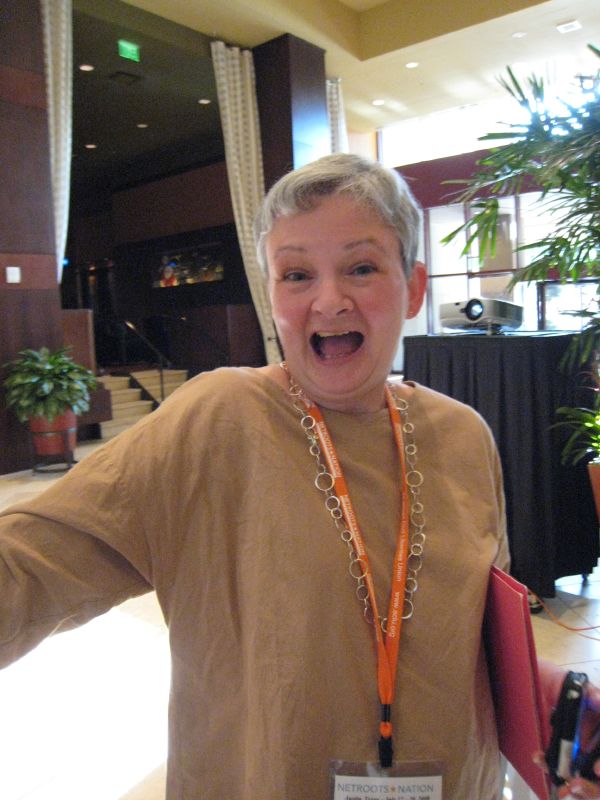 a boy has his teeth covered with a medal