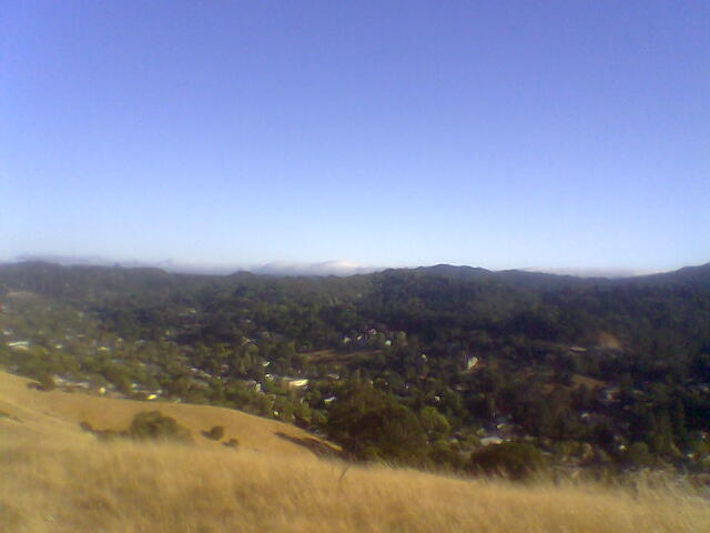 a view of the hills from a high hill