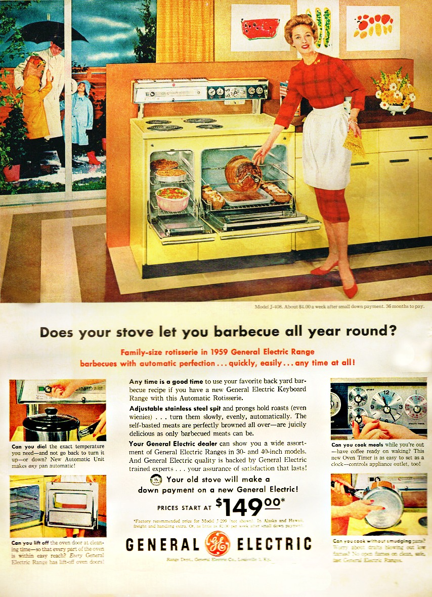 an old advertit from an old oven stove ad