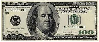 a picture of a one dollar bill