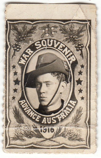 a stamp that shows an image of a soldier
