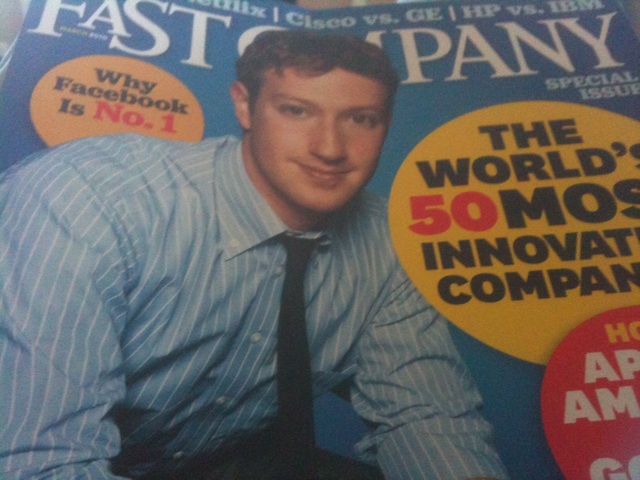 the front cover of a magazine with a man on it