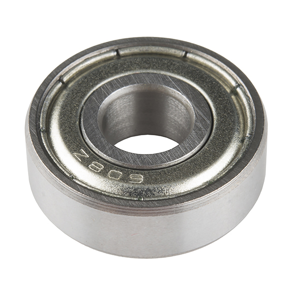 a white picture of a metal ball bearing