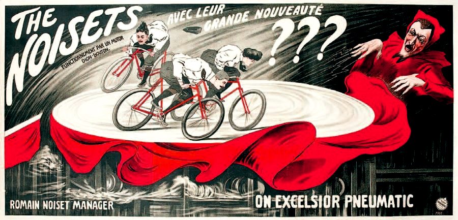 a vintage poster advertising a bicycle ride