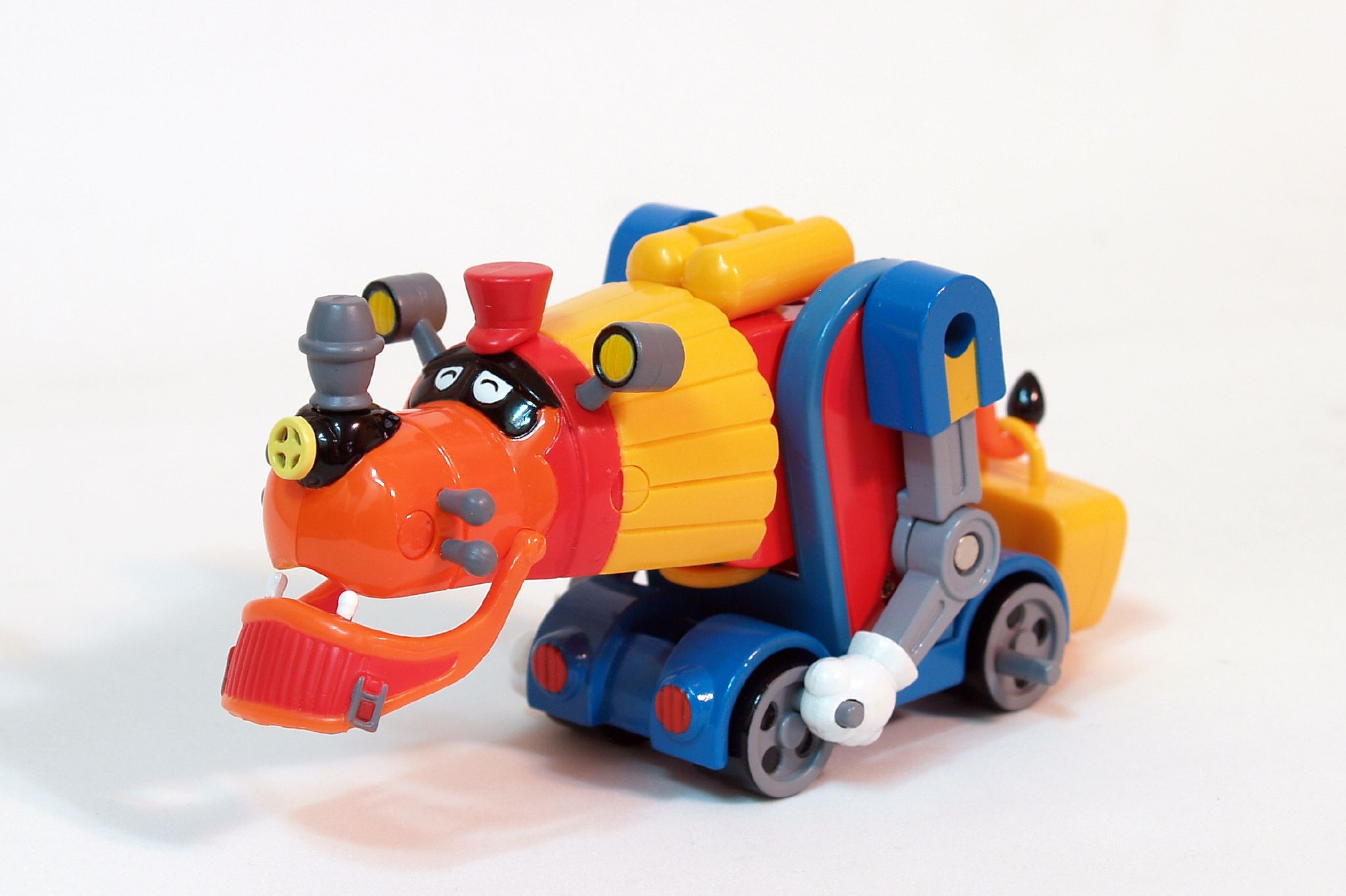 a picture of an animal shaped toy car