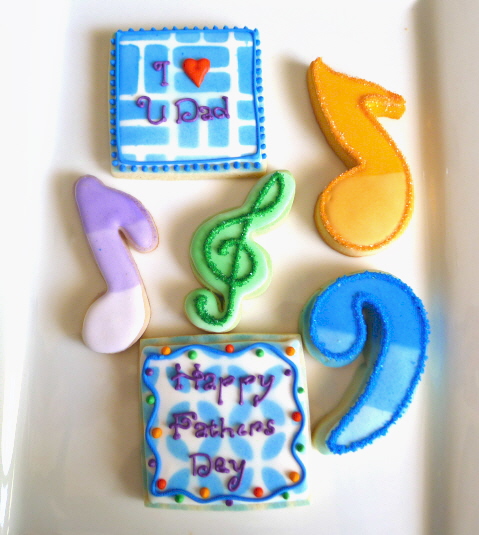 birthday cookies arranged in shapes of numbers and characters
