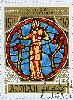 an image of a stained glass window on paper