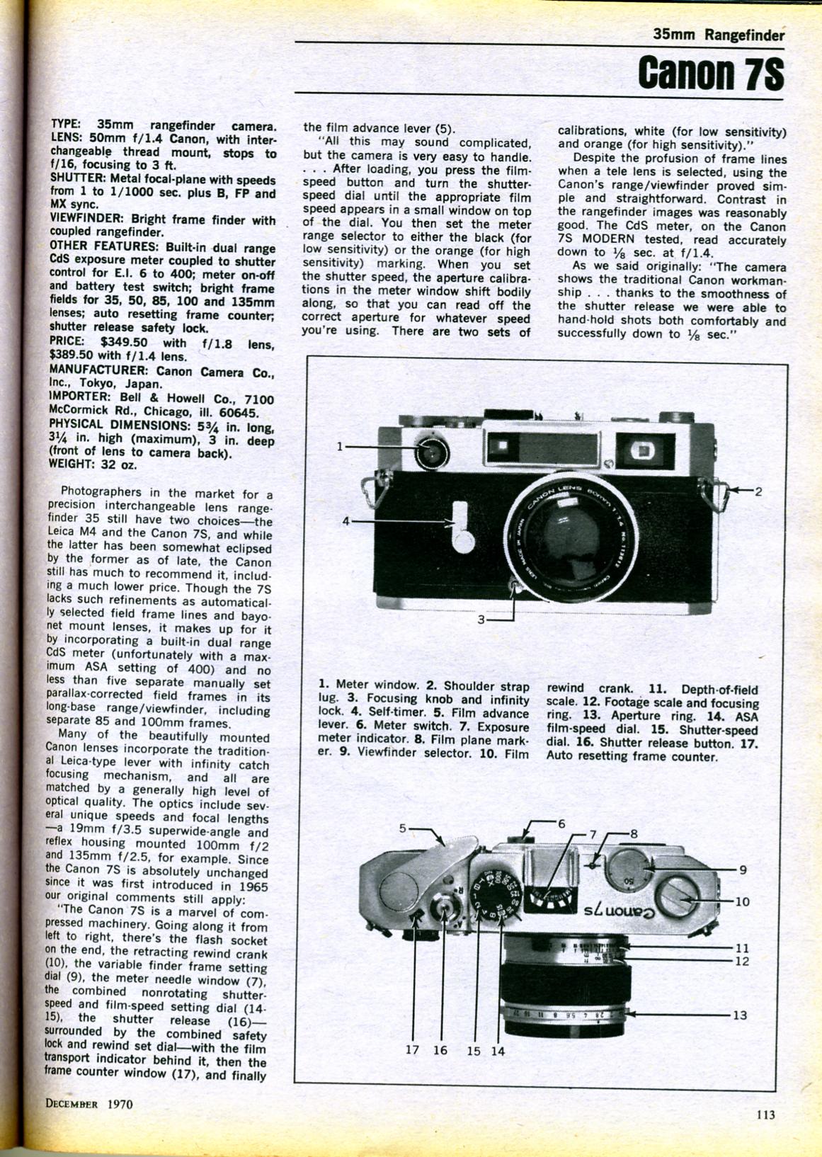 an old manual on how to use a digital camera