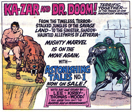 a comic ad from the 1960s featuring krazr and dr doo