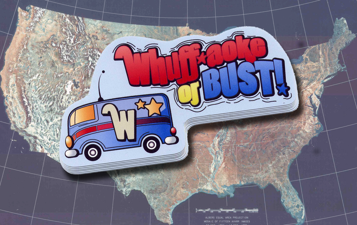 the logo for the wifflejack bus company on an map