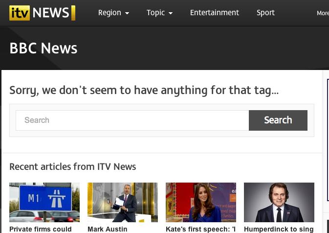 an bbc news page with a large number of people in the front and bottom lines