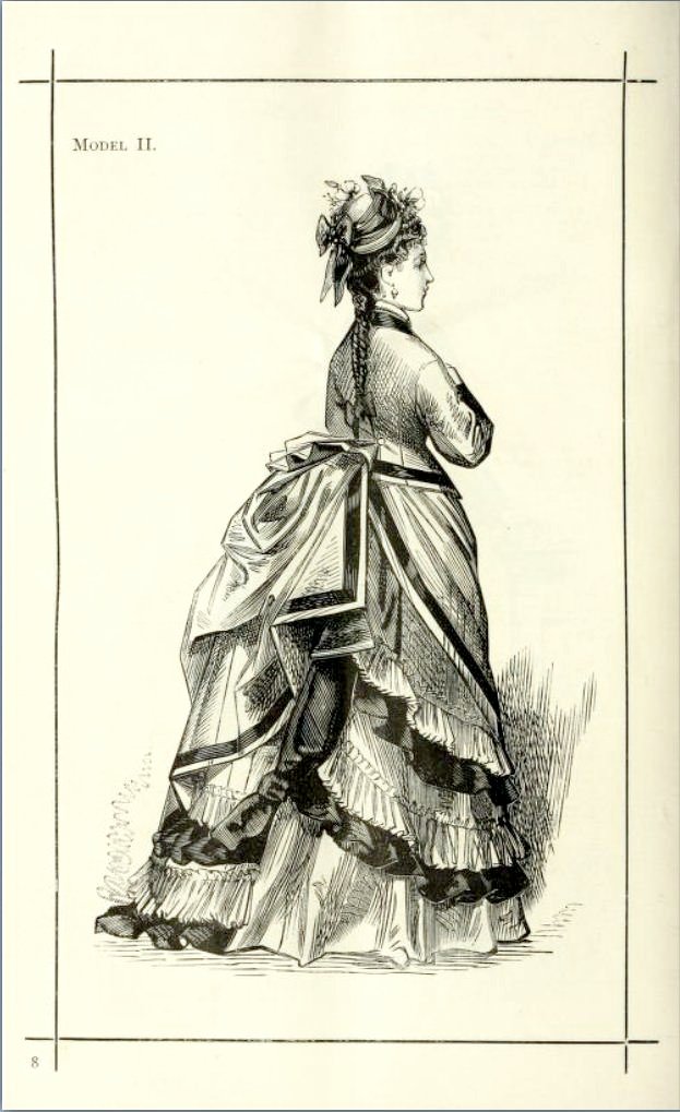 this is an illustration of a woman in a gown