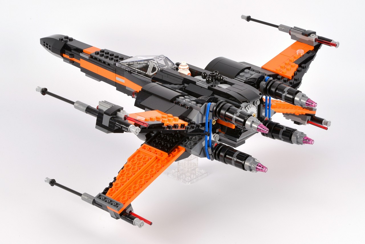 a lego star wars deathfighter is shown on a white background